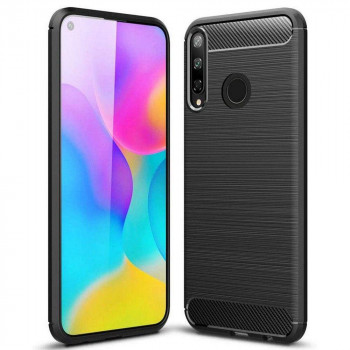 Husa telefon Huawei Y6p - Techsuit Carbon Silicone - Black - Img 3