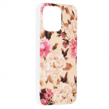 Husa telefon iPhone 14 Pro Max - Techsuit Marble Series - Mary Berry Nude - Img 2