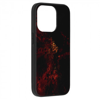 Husa telefon iPhone 14 Pro - Techsuit Glaze Series - Red Nebula - Img 2