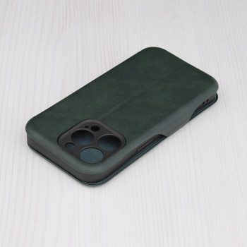 Husa telefon iPhone 14 Pro Techsuit Safe Wallet Plus, Green - Img 2