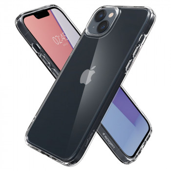Husa telefon iPhone 14 - Spigen Ultra Hybrid - Crystal Clear - Img 4