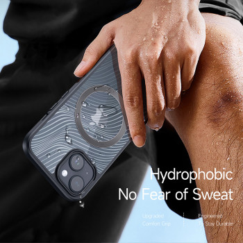 Husa telefon iPhone 15 - Dux Ducis Aimo MagSafe Series - Black - Img 4