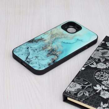 Husa telefon iPhone 15 - Techsuit Glaze Series - Blue Ocean - Img 3