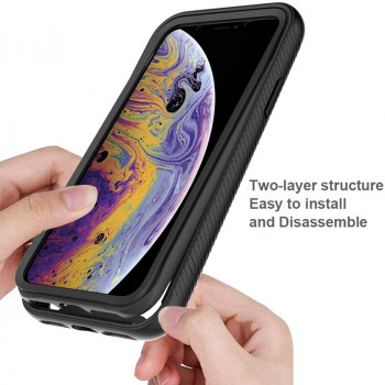 Husa telefon iPhone 5 / 5s / SE + Folie - Techsuit Defense360 Pro - Black - Img 4
