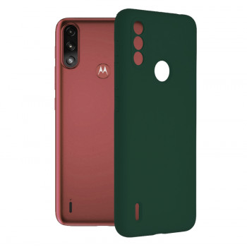 Husa telefon Motorola Moto E7 Power / Moto E7i Power - Techsuit Soft Edge Silicone - Dark Green - Img 1