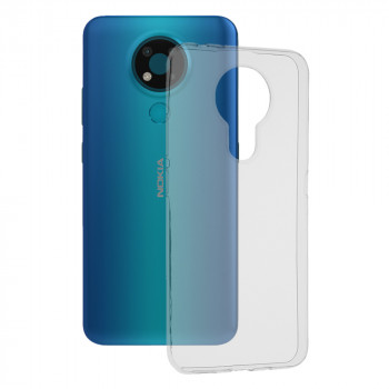 Husa telefon Nokia 3.4 - Techsuit Clear Silicone - Transparenta - Img 1