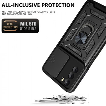 Husa telefon Oppo A16 / A16s / A54s - Techsuit CamShield Series - Black - Img 4