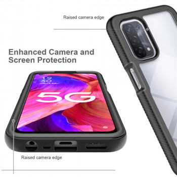 Husa telefon Oppo A54 5G / A74 5G / OnePlus Nord N200 5G + Folie - Techsuit Defense360 Pro - Black - Img 4
