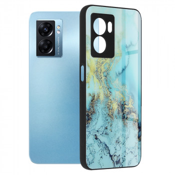 Husa telefon Oppo A77 - Techsuit Glaze Series - Blue Ocean