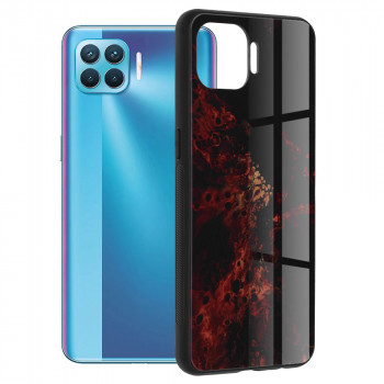 Husa telefon Oppo Reno4 Lite - Techsuit Glaze Series - Red Nebula - Img 1