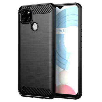Husa telefon Realme C21Y / C25Y - Techsuit Carbon Silicone - Black