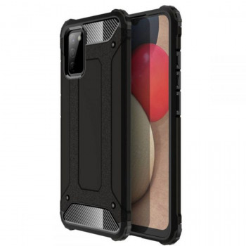 Husa telefon Samsung Galaxy A02s - Techsuit Hybrid Armor - Black - Img 1