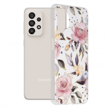 Husa telefon Samsung Galaxy A13 4G - Techsuit Marble Series - Chloe White