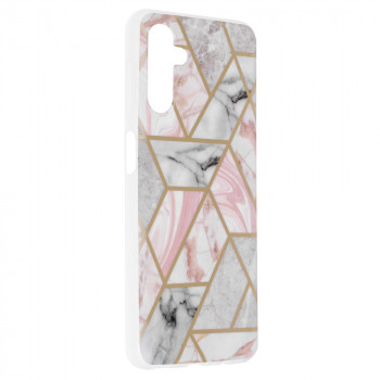 Husa telefon Samsung Galaxy A13 5G / A04s - Techsuit Marble Series - Pink Hex - Img 2