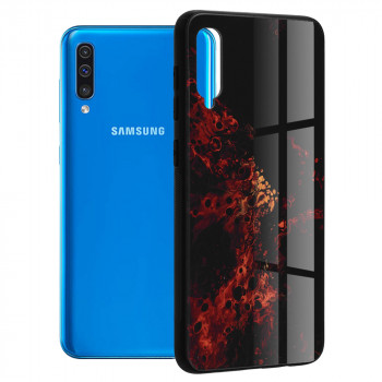 Husa telefon Samsung Galaxy A30s / A50 / A50s - Techsuit Glaze Series - Red Nebula - Img 1