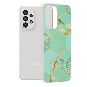 Husa telefon Samsung Galaxy A33 5G - Techsuit Marble Series - Green Hex