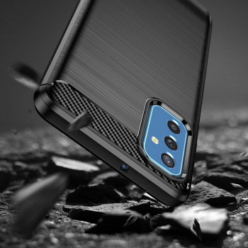 Husa telefon Samsung Galaxy M52 5G - Techsuit Carbon Silicone - Black - Img 3