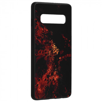 Husa telefon Samsung Galaxy S10 - Techsuit Glaze Series - Red Nebula - Img 2