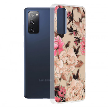 Husa telefon Samsung Galaxy S20 FE / S20 FE 5G - Techsuit Marble Series - Mary Berry Nude - Img 1