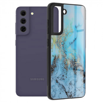 Husa telefon Samsung Galaxy S21 FE 5G - Techsuit Glaze Series - Blue Ocean