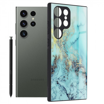 Husa telefon Samsung Galaxy S23 Ultra - Techsuit Glaze Series - Blue Ocean