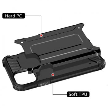 Husa telefon Samsung Galaxy S3 Neo i9301 / S3 i9300 - Techsuit Hybrid Armor - Black - Img 4
