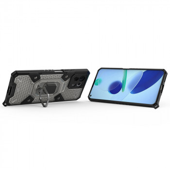 Husa telefon Xiaomi Mi 11 Lite 4G / Mi 11 Lite 5G / 11 Lite 5G NE - Techsuit Honeycomb Armor - Black - Img 2