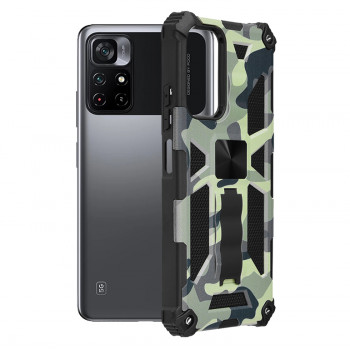 Husa telefon Xiaomi Poco M4 Pro 5G - Techsuit Blazor Series - Camo Lime