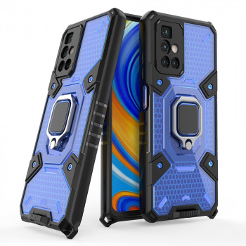 Husa telefon Xiaomi Redmi 10 / Redmi 10 2022 - Techsuit Honeycomb Armor - Blue - Img 1