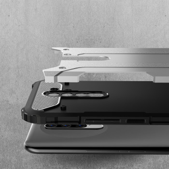 Husa telefon Xiaomi Redmi 9 - Techsuit Hybrid Armor - Black - Img 2