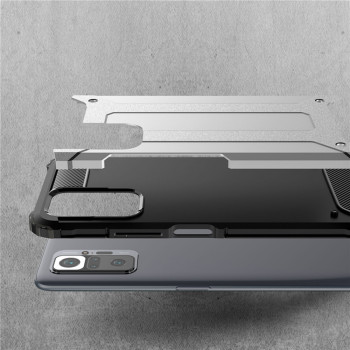 Husa telefon Xiaomi Redmi Note 10 Pro / Note 10 Pro Max - Techsuit Hybrid Armor - Black - Img 3