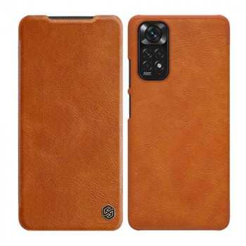 Husa telefon Xiaomi Redmi Note 11 / Note 11S - Nillkin QIN Leather Case - Brown