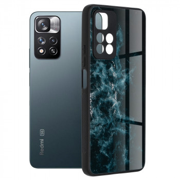 Husa telefon Xiaomi Redmi Note 11 Pro+ 5G - Techsuit Glaze Series - Blue Nebula