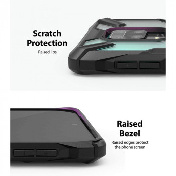 Husa telefon Xiaomi Redmi Note 9S / Note 9 Pro / Note 9 Pro Max - Ringke Fusion X Design - Black - Img 4