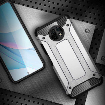 Husa telefon Xiaomi Redmi Note 9T 5G - Techsuit Hybrid Armor - Black - Img 3