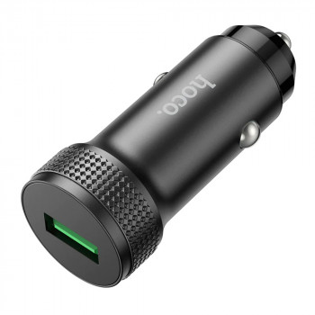 Incarcator de Smartphone pentru Masina Fast Charging, 18W - Hoco (Z49A) - Black - Img 2