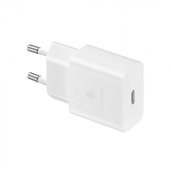 Incarcator Priza Type-C 15W, Fast Charging - Samsung (EP-T1510NWEGEU) - White (Blister Packing)