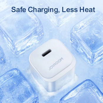 Incarcator Priza Type-C 20W + Cablu Type-C la Lightning - JoyRoom (JR-TCF02) - White - Img 4