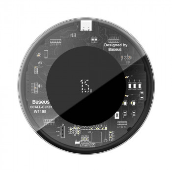 Incarcator Wireless 15W - Baseus (WXJK-BA02) - Clear - Img 2