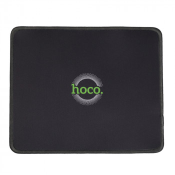 Mousepad din Cauciuc si Material Textil, 200 x 240 x 2mm - Hoco Smooth (GM20) - Black - Img 1