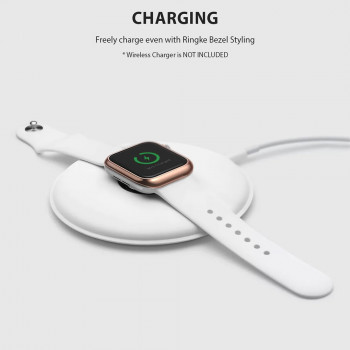 Rama pentru Apple Watch 4 / 5/ 6/ SE / SE 2 (40mm) - Ringke Bezel Styling - Rose Gold - Img 3