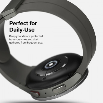 Rama pentru Samsung Galaxy Watch5 Pro - Ringke Bezel Styling - Stainless Silver - Img 4