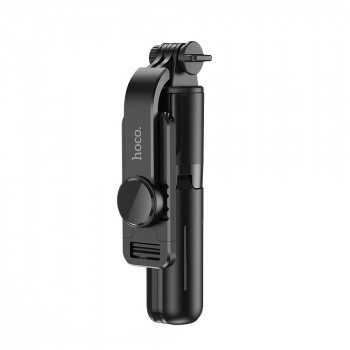 Selfie Stick Bluetooth - Hoco Tripod Mount Figure (K17) - Black - Img 3
