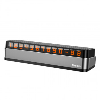 Suport Numar Auto Bord - Baseus Moonlight Box Series (ACNUM-B0G) - Gray - Img 1