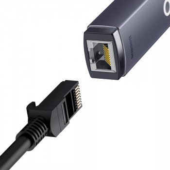 Adaptor USB la RJ45 100Mbps - Baseus (WKQX000013) - Gray - Img 3