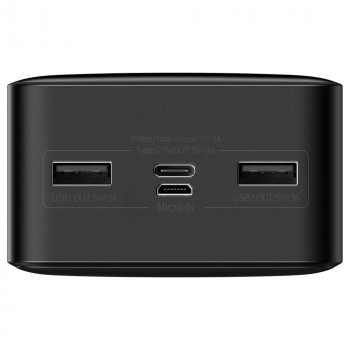 Baterie externa 30000mAh, 15W - Baseus Bipow Digital Display (PPBD050201) - Black - Img 3
