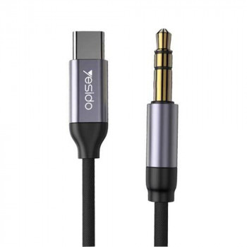 Cablu Adaptor Type-C la Jack - Yesido (YAU-20) - Black