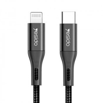 Cablu de Date Type-C la Lightning, 18W, 2A, 1.2m - Yesido (CM11) - Black