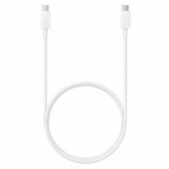 Cablu de Date Type-C to Type-C Fast Charging 5A, 1.8m - Samsung (EP-DX510JWEGEU) - White (Blister Packing) - Img 1
