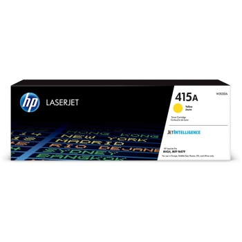 Cartus imprimanta HP OEM W2032A LASER, 415A, W2032A original, yellow, 2,100 pagini
